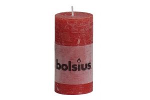 Stompkaars rustiek d5h10cm rood