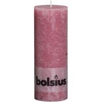 Stompkaars rustiek d7h19cm oud roze