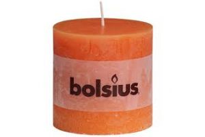 Stompkaars rustiek d10h10cm oranje