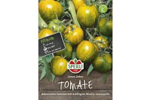 Tomaten. Green Zebra