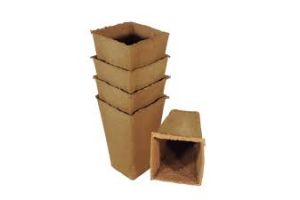 Turfpot h 18 x 10 x 10cm set 5 stuks