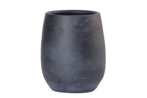 Vaas burgos d23h30cm zwart