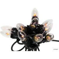 Vlamverlichting 10 lamps ip44 E14 30cm 1,5M - afbeelding 2
