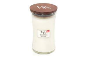 WW White Teak Large Candle