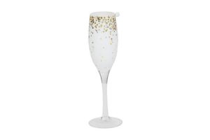 YC Holiday Party Tea Light Holder Champagne Flute