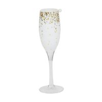 YC Holiday Party Tea Light Holder Champagne Flute