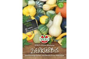 Zierkürbis. Schöne Mix